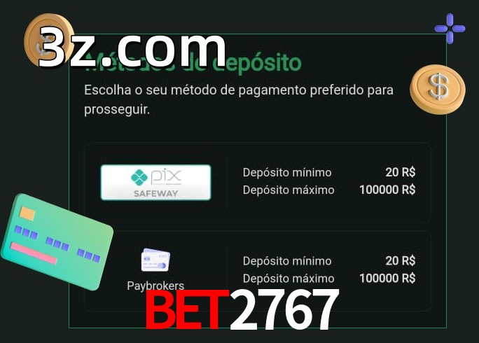 O cassino BET2767bet oferece uma grande variedade de métodos de pagamento