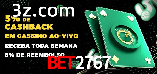 Promoções do cassino ao Vivo BET2767